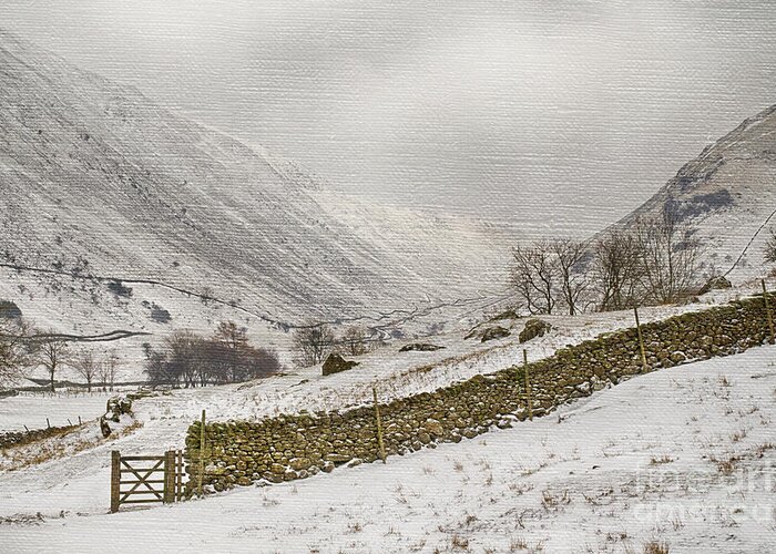 Mountains Greeting Card featuring the photograph Kirkstone Pass, Cumbria by Linsey Williams
