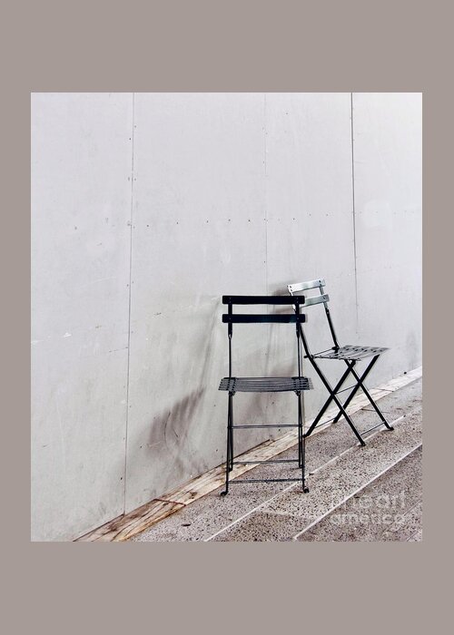 Wrought Iron Chairs Greeting Card featuring the photograph Kisot by Jody Frankel