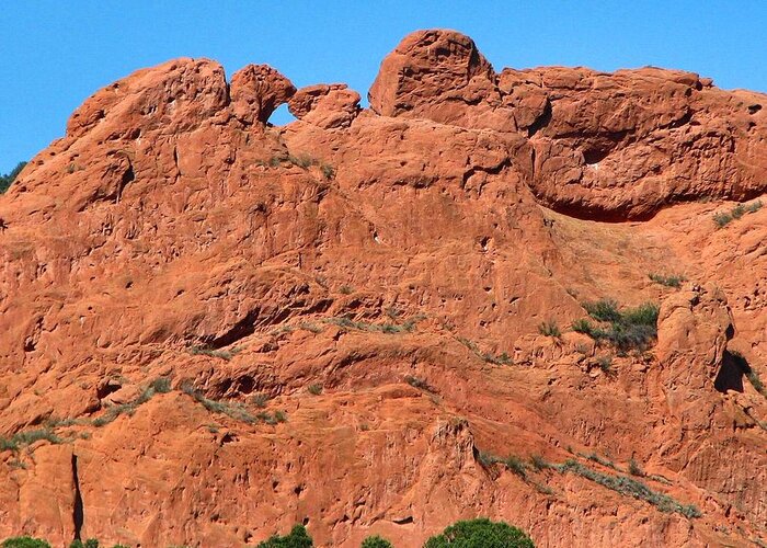 Kissing Camels Garden Of The Gods Greeting Card For Sale By Dana