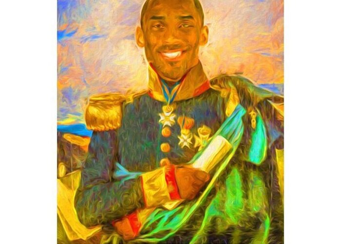 Kobebryant Greeting Card featuring the photograph Kobe Bryant. #thankskobe #kobe by David Haskett II