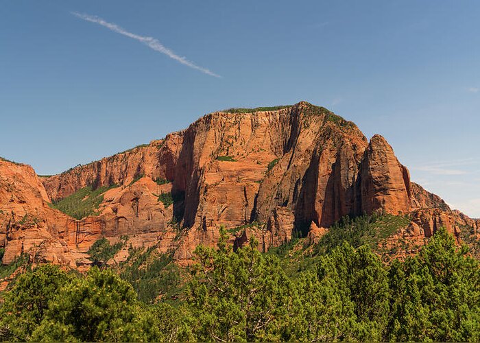 Utah Greeting Card featuring the photograph Kolob Canyons Zion National Park Point by Lawrence S Richardson Jr