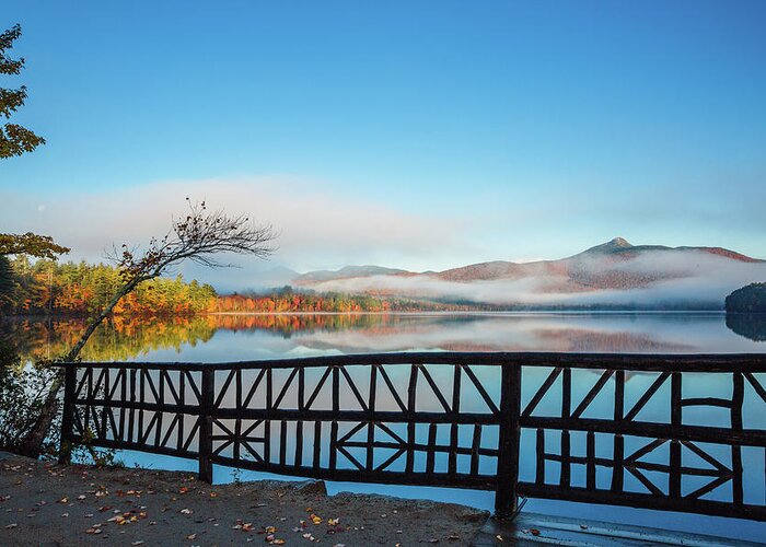 New Hampshire Greeting Card featuring the photograph Lake Chocorua Bridge by Robert Clifford