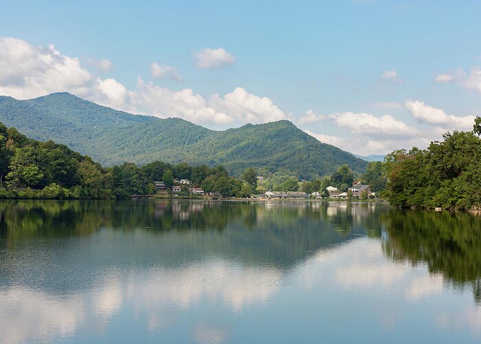 Reflections Greeting Card featuring the photograph Lake Junaluska #1 - September 9 2016 by D K Wall