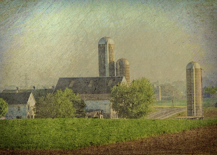 Farm Greeting Card featuring the photograph Lancaster Pennsylvania Farm by Dyle Warren