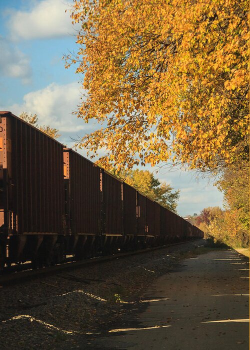 Galena Greeting Card featuring the photograph Land of Trains by Joni Eskridge