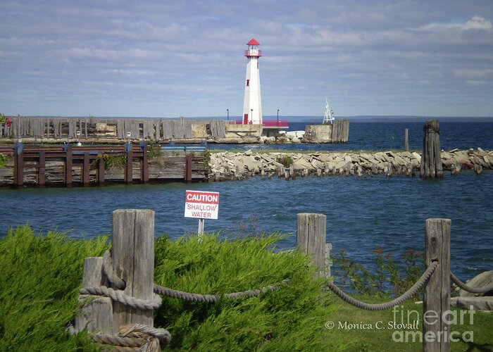 Lighthouse Greeting Card featuring the photograph Landscape No. L209 by Monica C Stovall