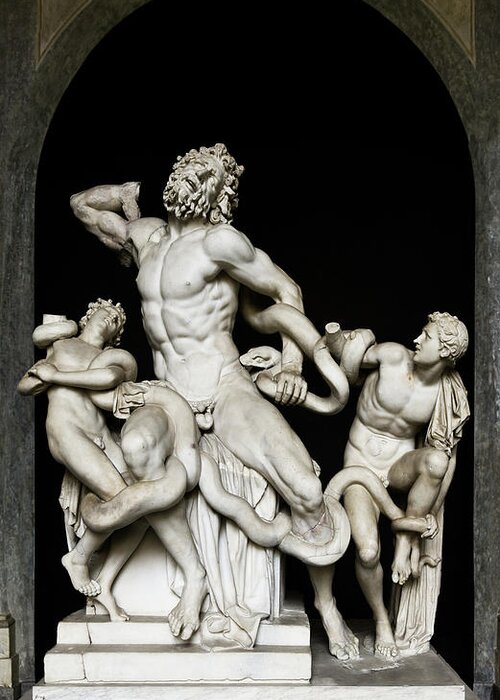Laocoon Greeting Card featuring the photograph Laocoon and his Sons by Weston Westmoreland