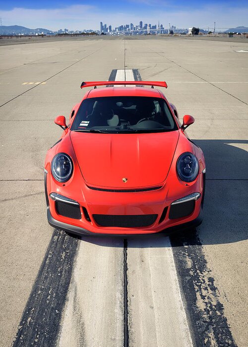 Cars Greeting Card featuring the photograph Lava Orange #Porsche 911 #GT3RS #Print by ItzKirb Photography