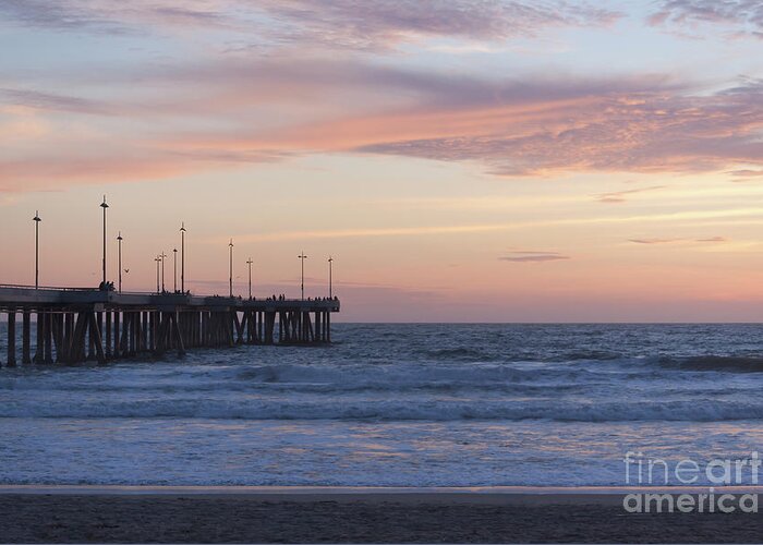 Venice Beach Greeting Card featuring the photograph Lavander Waters by Ana V Ramirez