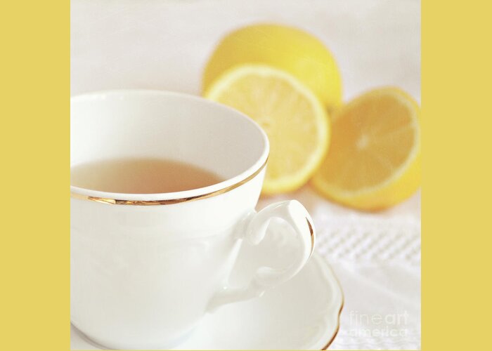 Lemons Greeting Card featuring the photograph Lemon Tea by Lyn Randle