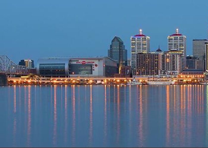 Louisville Greeting Card featuring the photograph Lengthy Louisville by Frozen in Time Fine Art Photography