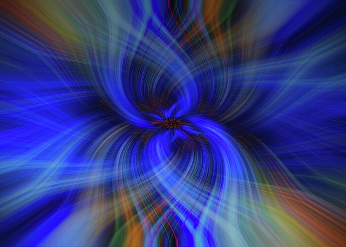 Abstract Greeting Card featuring the photograph Light Abstract 7 by Kenny Thomas