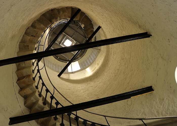 Stairs Greeting Card featuring the photograph Lighthouse stairs by Lukasz Ryszka