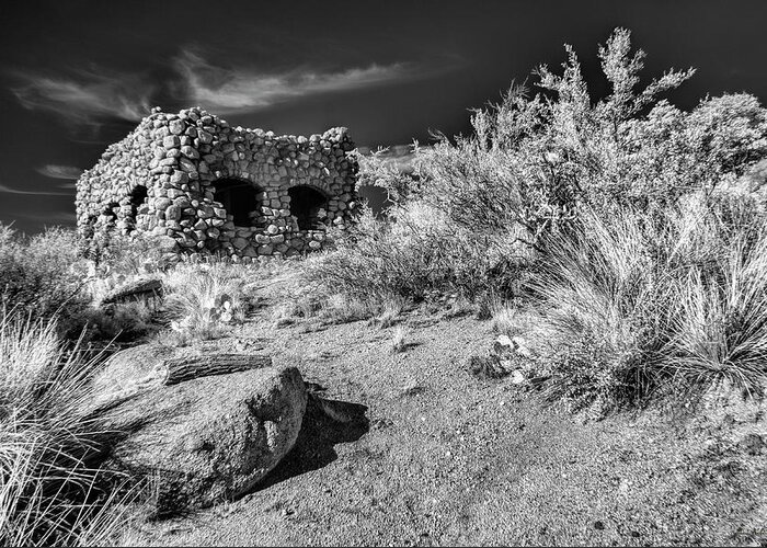 Landscape Greeting Card featuring the photograph Little Rock in Infrared by Michael McKenney