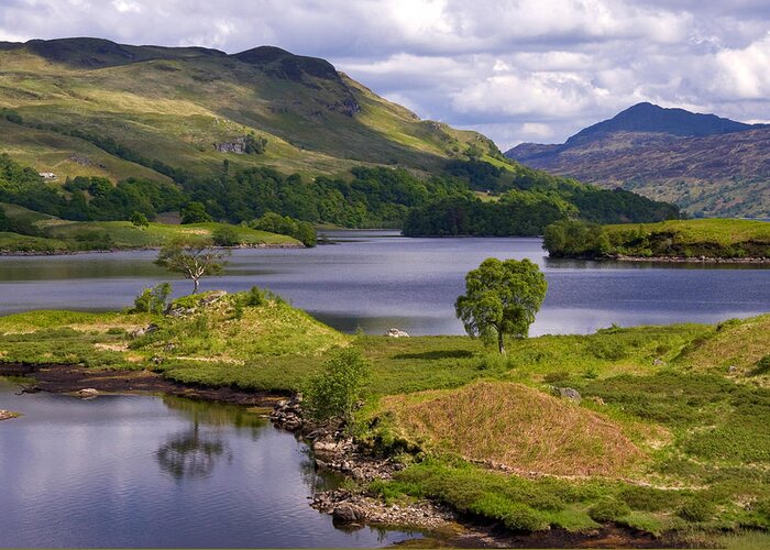 Scotland Greeting Card featuring the photograph Loch Katrine and Ben Venue by John McKinlay