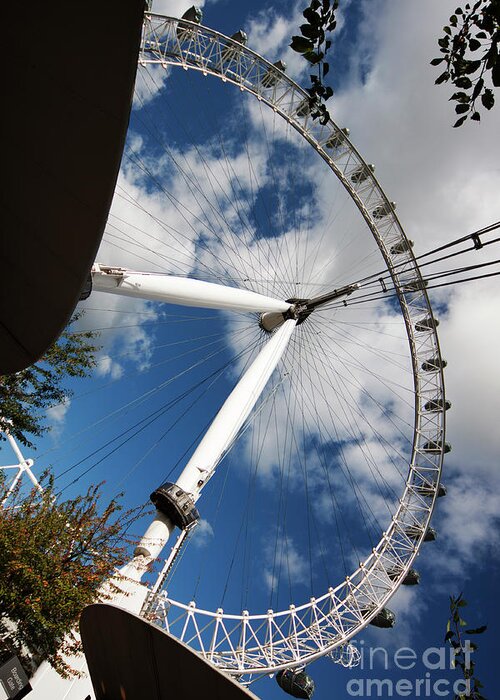 London Greeting Card featuring the photograph London Ferris Wheel by Agusti Pardo Rossello
