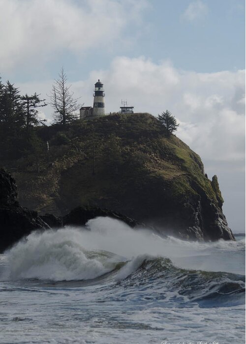 Cape Disappointment Greeting Card featuring the photograph Long Beach 2018 DSC_3988 by Safe Haven Photography Northwest