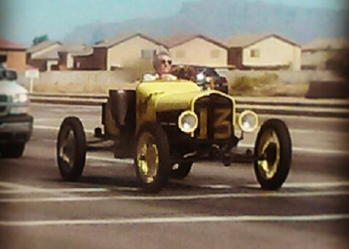 Antique Cars Greeting Card featuring the photograph Number 13 by Katelyn Welch