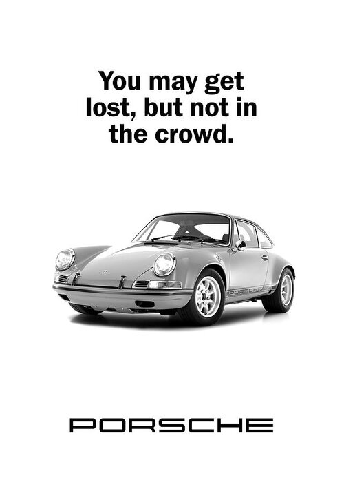 Porsche Greeting Card featuring the photograph Lost In A Porsche by Mark Rogan