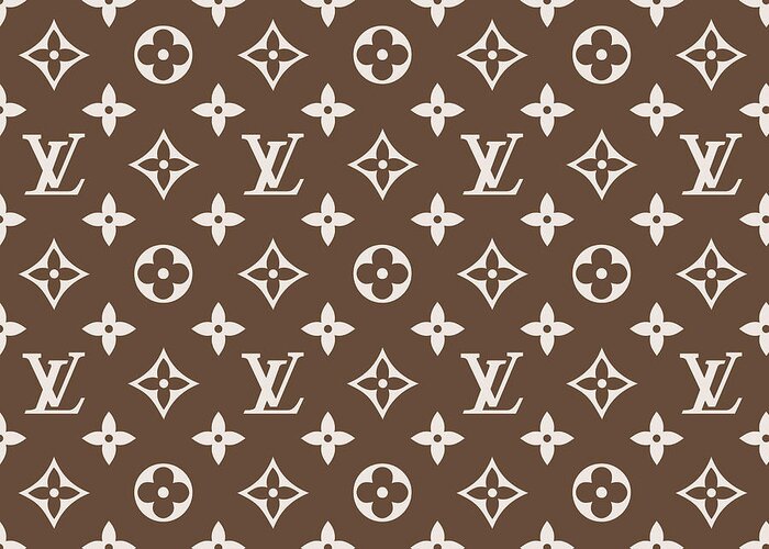 Louis Vuitton Pattern - Lv Pattern 05 - Fashion And Lifestyle Greeting Card for Sale by TUSCAN ...