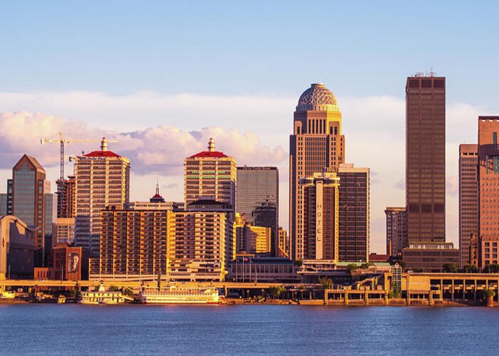 City Greeting Card featuring the photograph Louisville Skyline II by Steven Ainsworth