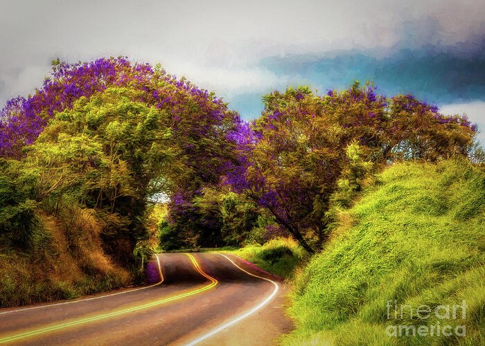 Fine Art Photography Greeting Card featuring the photograph Magical Maui ... by Chuck Caramella