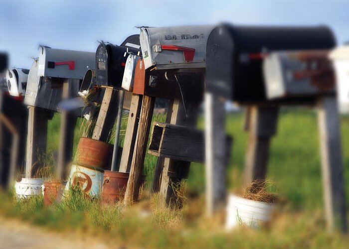 Photography Greeting Card featuring the photograph Mailboxes by Craig Incardone