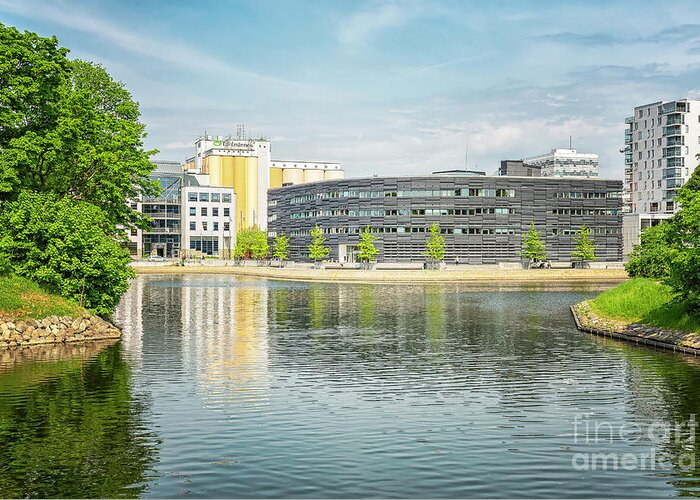 Malmo Greeting Card featuring the photograph Malmo City Courthouse by Antony McAulay