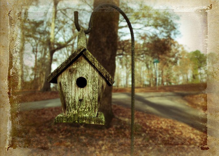 Mamaw Greeting Card featuring the photograph Mamaw's Birdhouse by Steven Michael