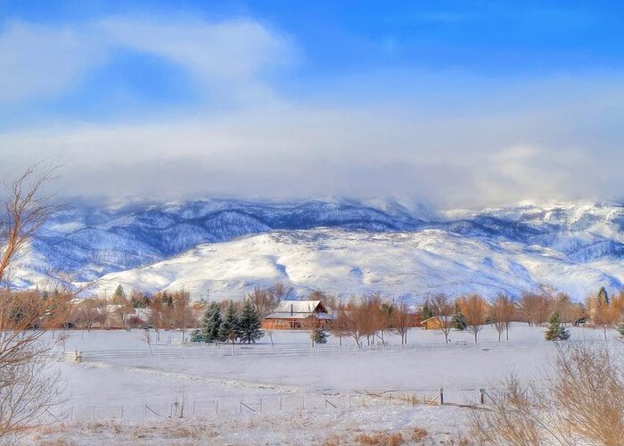 Reno Greeting Card featuring the photograph March Morning In Reno by Donna Kennedy