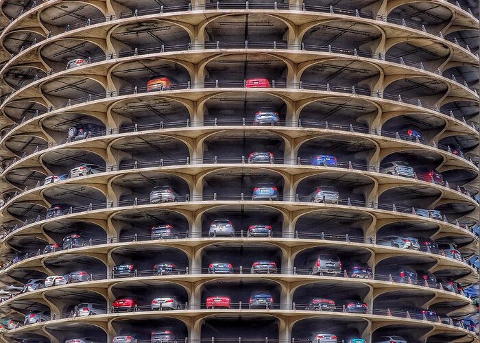 Marina City Greeting Card featuring the photograph Marina City Chicago by Gia Marie Houck