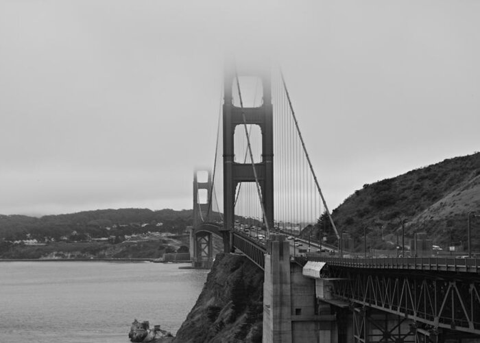 Golden Gate Bridge Greeting Card featuring the photograph Mark Twain by Carolyn Mickulas