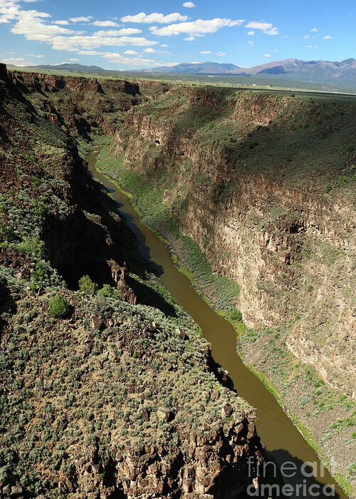 River Greeting Card featuring the photograph Marvelous Rio Grande Gorge by Christiane Schulze Art And Photography