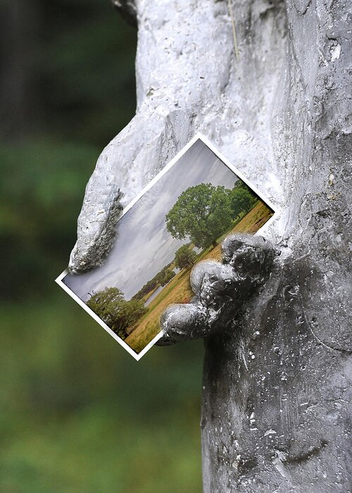 Still Life Greeting Card featuring the photograph May I Show You Where I Grew Up? by Mary Lee Dereske