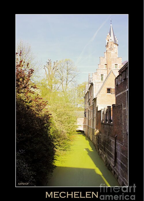 Greeting Card featuring the photograph Mechelen by Heidi De Leeuw