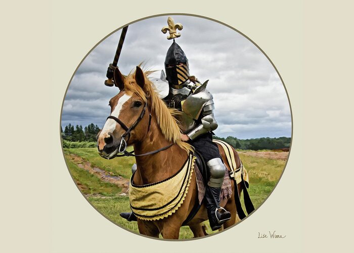 Lise Winne Greeting Card featuring the digital art Medieval and Renaissance by Lise Winne