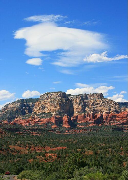 Sedona Greeting Card featuring the photograph Midday Glory by Gary Kaylor