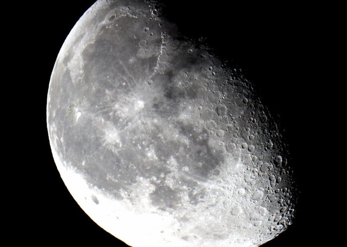 Lunar Greeting Card featuring the photograph Midnight Moon 5-9-15 by Kip Vidrine
