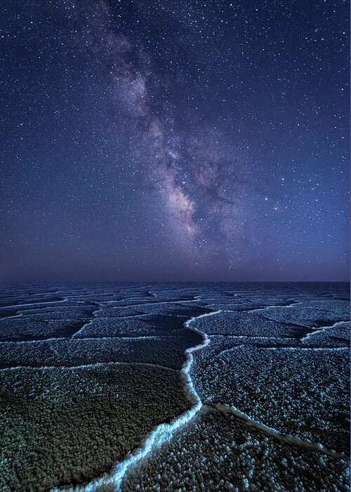 Utah Greeting Card featuring the photograph Milky Way at the Salt Flats by Michael Ash