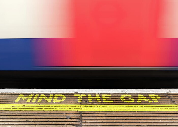 London Greeting Card featuring the photograph Mind The Gap by Matt Malloy