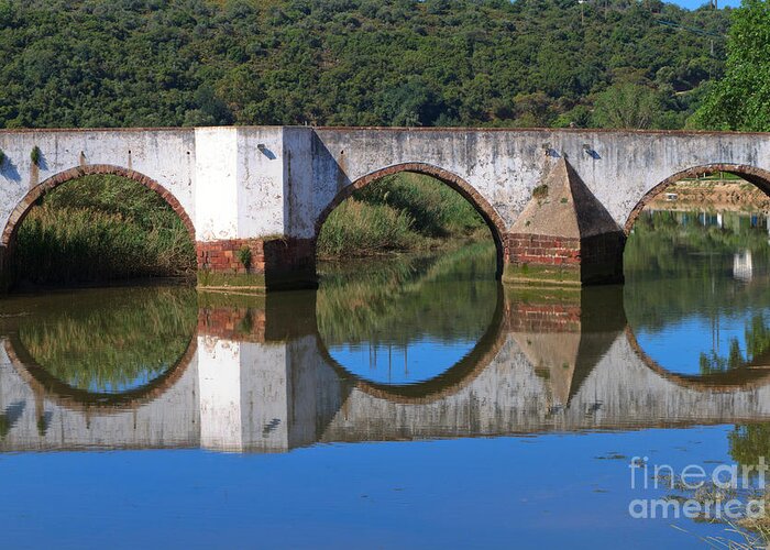 Ponte Romana Greeting Card featuring the photograph Mirror by Louise Heusinkveld