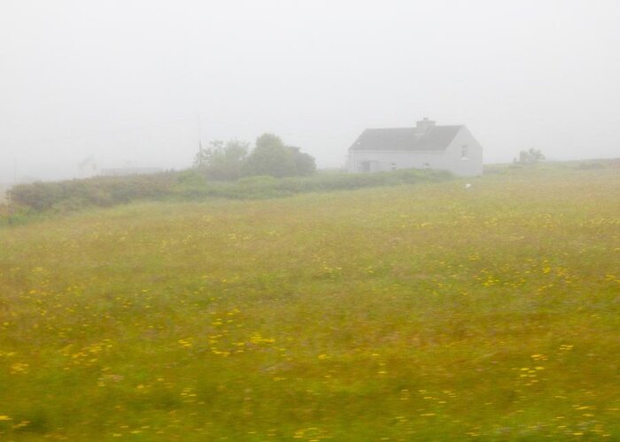 Countryside Greeting Card featuring the photograph Misty ireland morning by Sue Morris