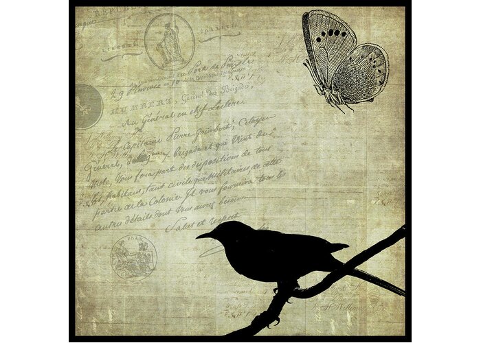 Mockingbird Greeting Card featuring the photograph Mockingbird by Cathy Kovarik