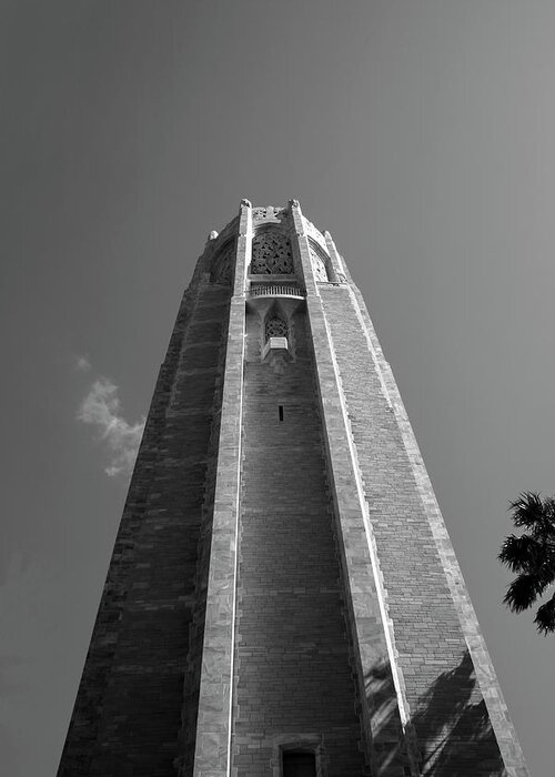 Florida Greeting Card featuring the photograph Monochrome Bok Tower by Robert Wilder Jr