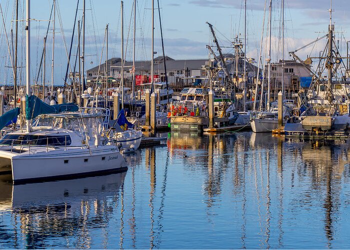 Monterey Greeting Card featuring the photograph Monterey Marina Afternoon by Derek Dean