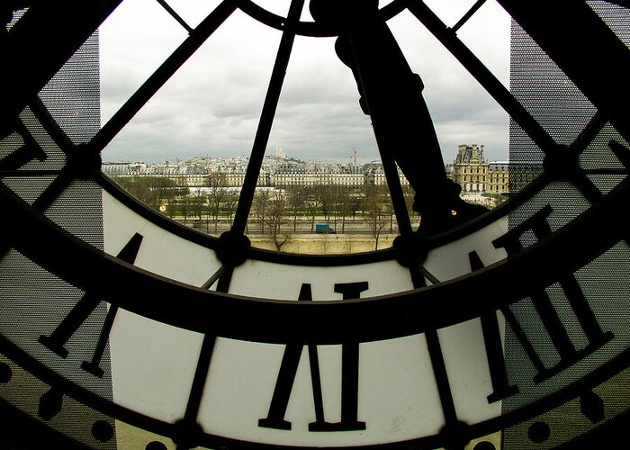 Paris Greeting Card featuring the photograph Montmartre from Musee d'Orsay by Mark Currier