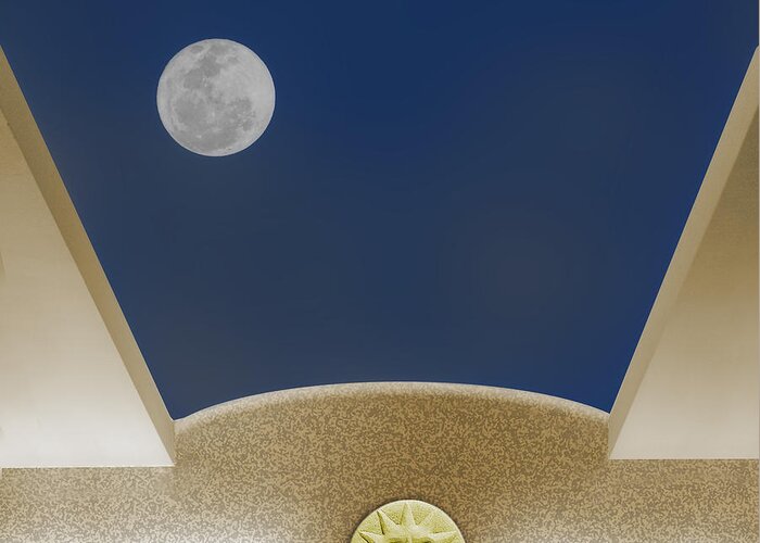 Photography Greeting Card featuring the photograph Moon Roof by Paul Wear
