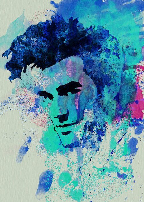 Morrissey Greeting Card featuring the painting Morrissey by Naxart Studio