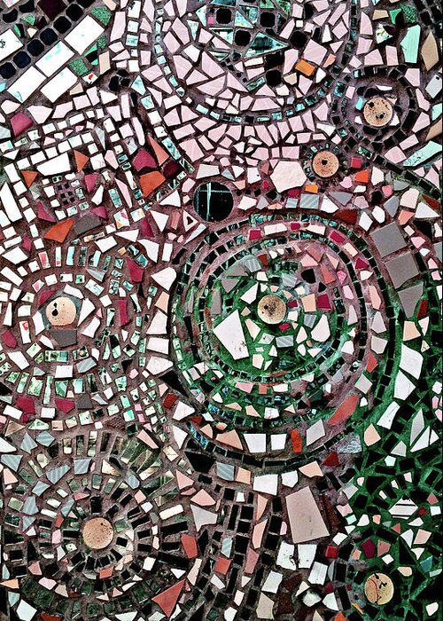 Mosaic Greeting Card featuring the photograph Mosaic No. 26-1 by Sandy Taylor