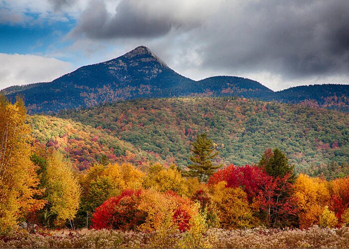 Fall Colors Greeting Card featuring the photograph Peak Fall Colors on Mount Chocorua by Jeff Folger